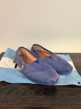 TOMS Denim slip on flats
